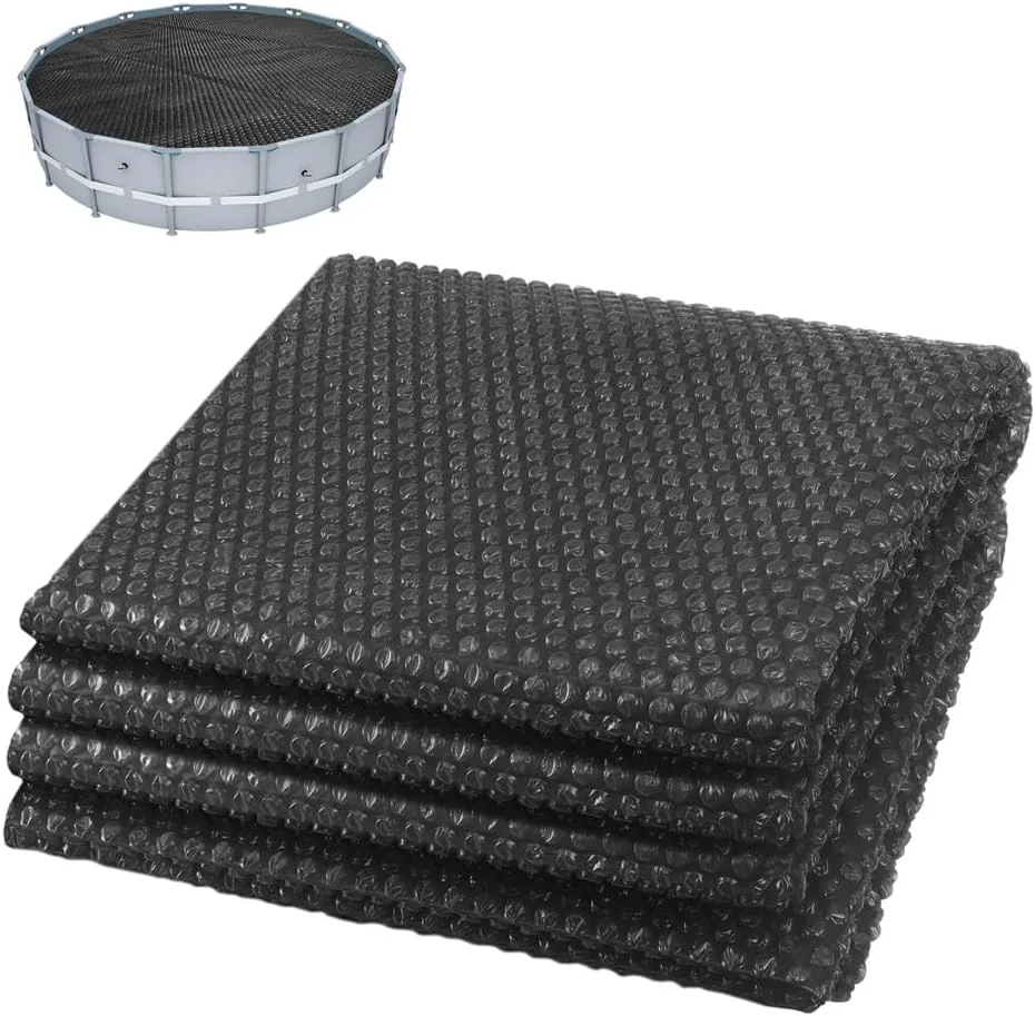 Cubierta solar negra de burbujas para piscina redonda